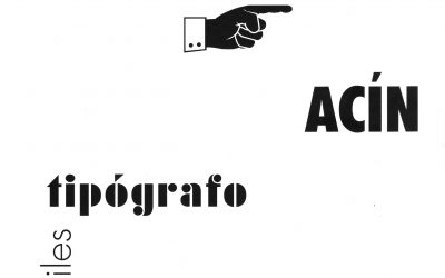 Ramón acín tipógrafo