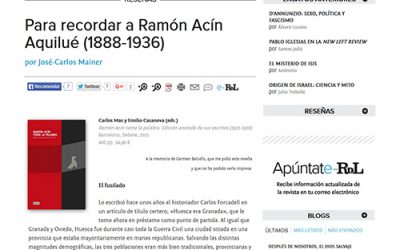 Artículo de josé carlos mainer