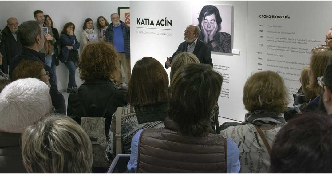 Inauguración de la exposición de Katia Acín Monrás