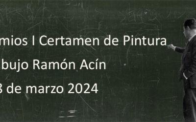 Premios I Certamen Pintura y dibujo Ramón Acín
