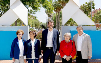 La Fundación conversa con el Ministro de Cultura junto a las Parajitas de la Rambla del Clot, Barcelona